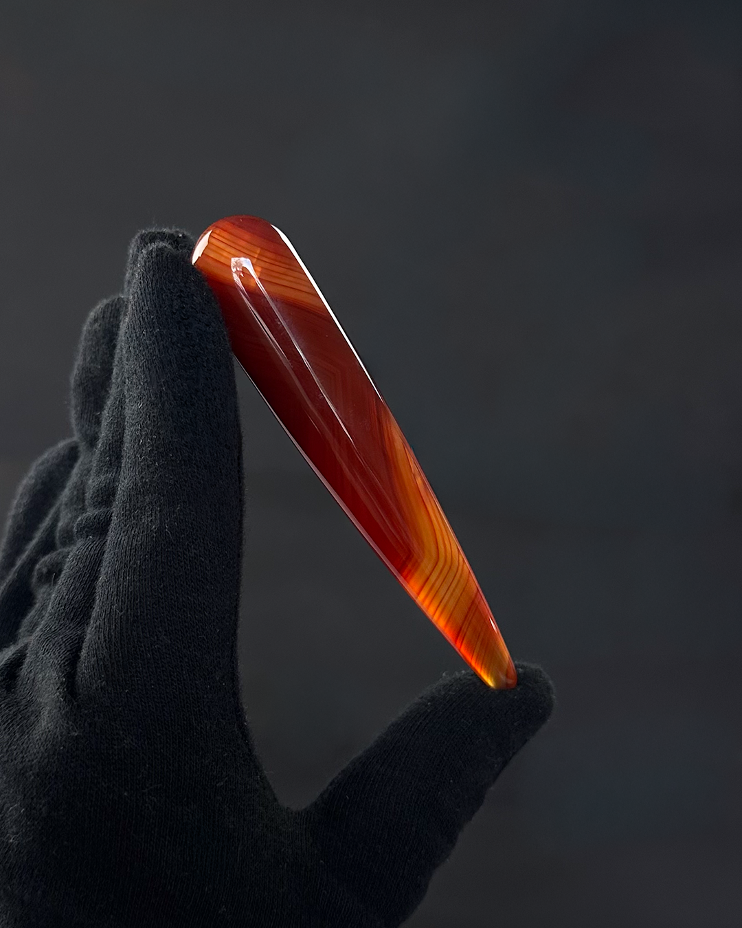 Agate Carnelian Massage Wand