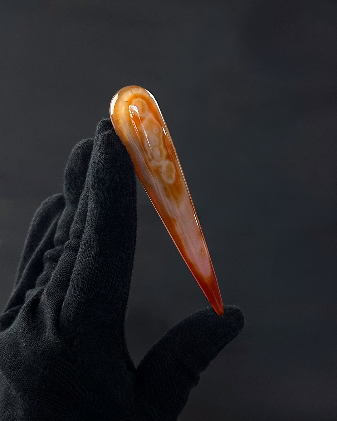 Agate Carnelian Massage Wand