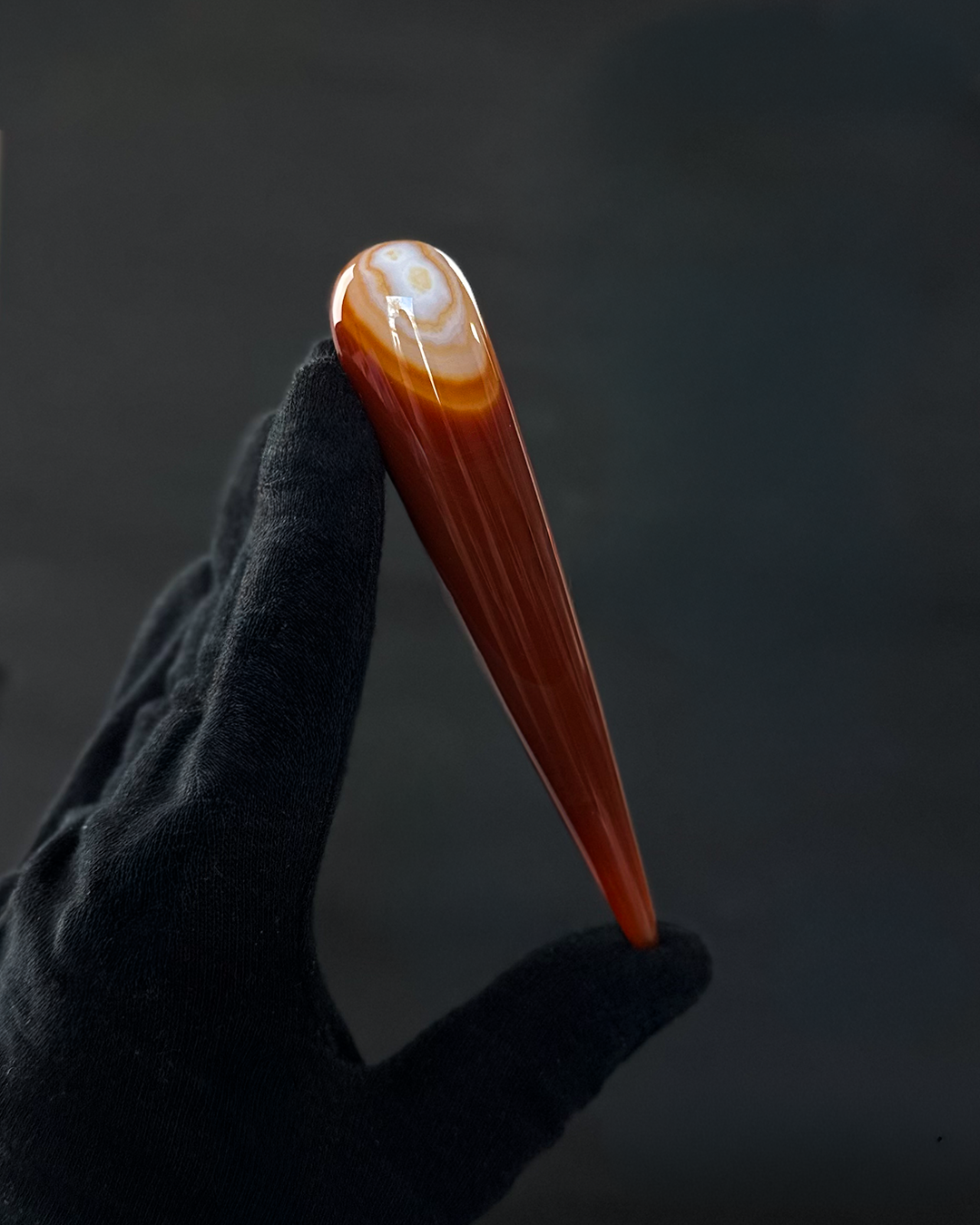 Agate Carnelian Massage Wand