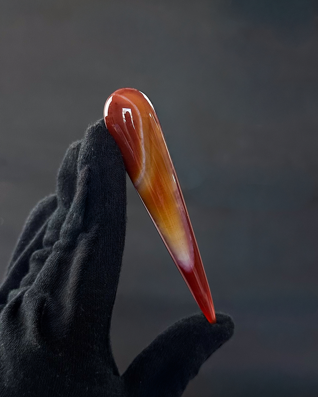 Agate Carnelian Massage Wand