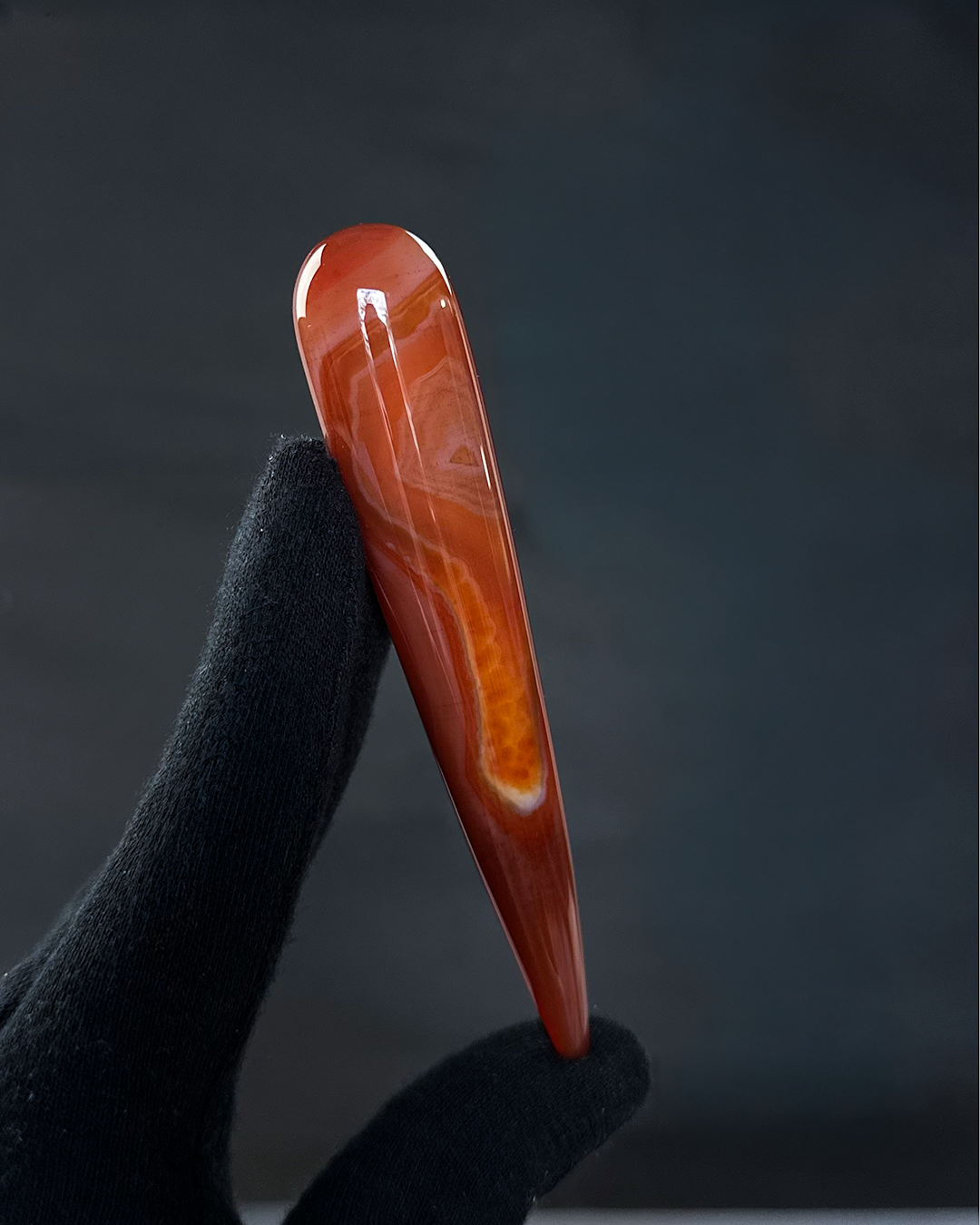 Agate Carnelian Massage Wand