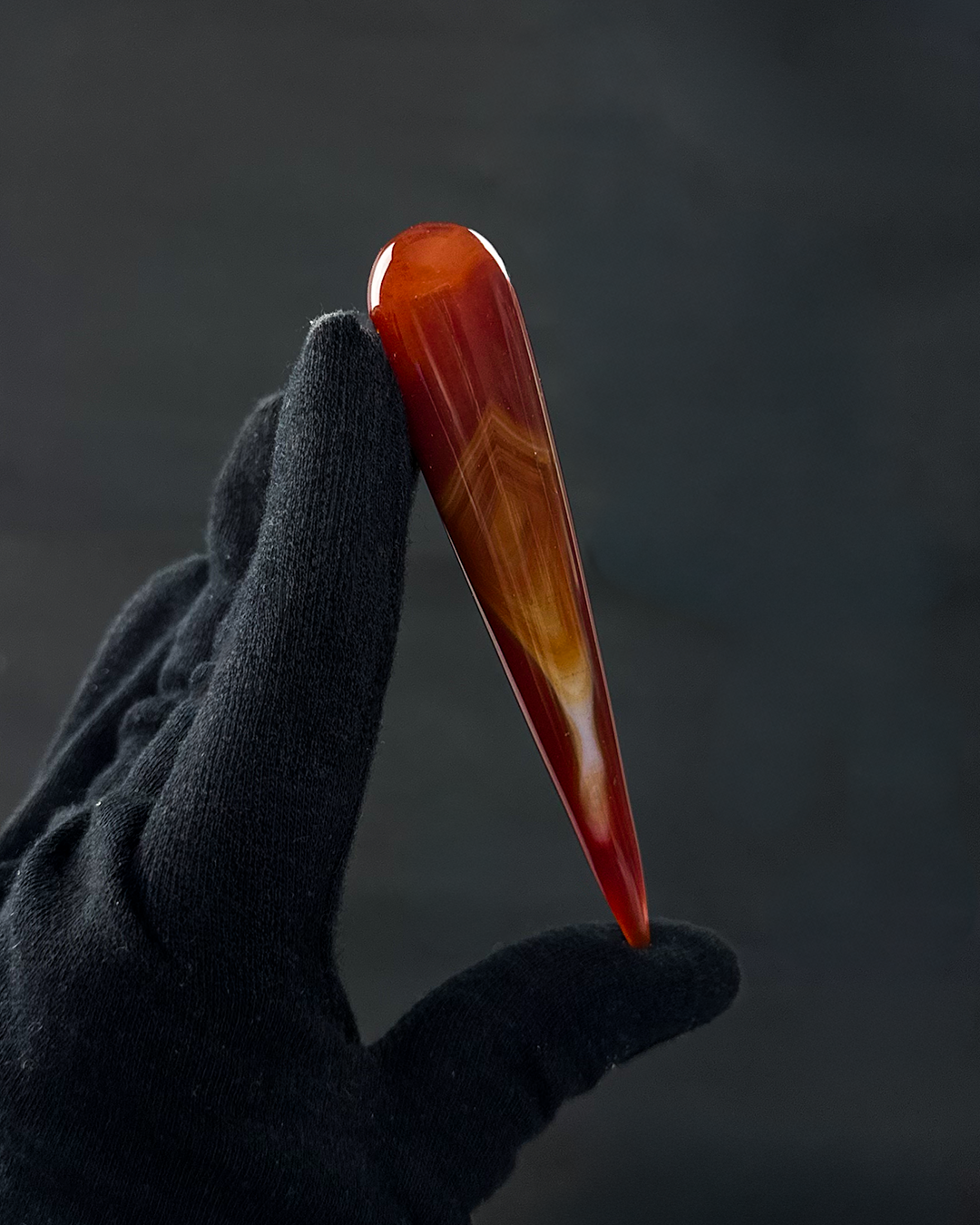 Agate Carnelian Massage Wand