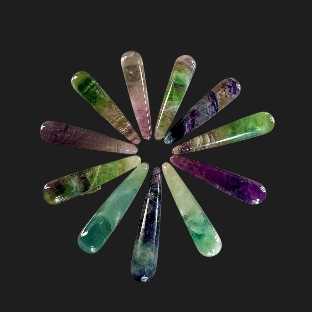 Fluorite Massage Wand  (Small) 11 Pack