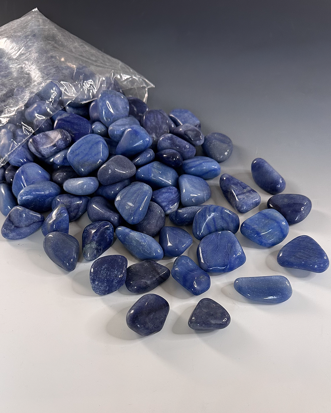 Tumbled Blue Quartz  (Oversized) "Hot Deal" 138 Pack