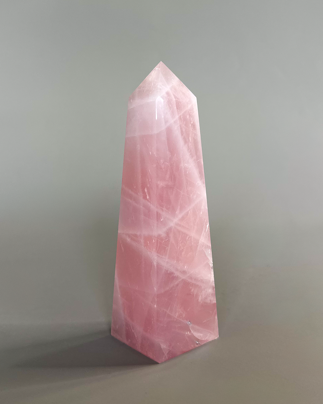 Rose Quartz Obelisk