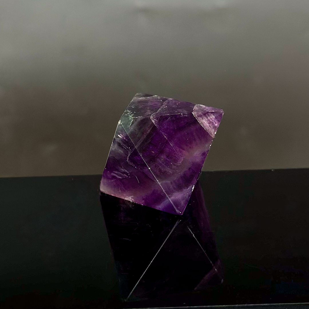 Fluorite Octahedron, Polished