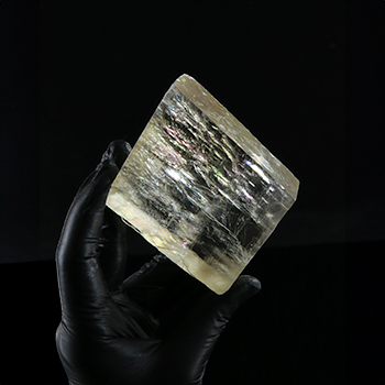 Optical Calcite Golden Polished