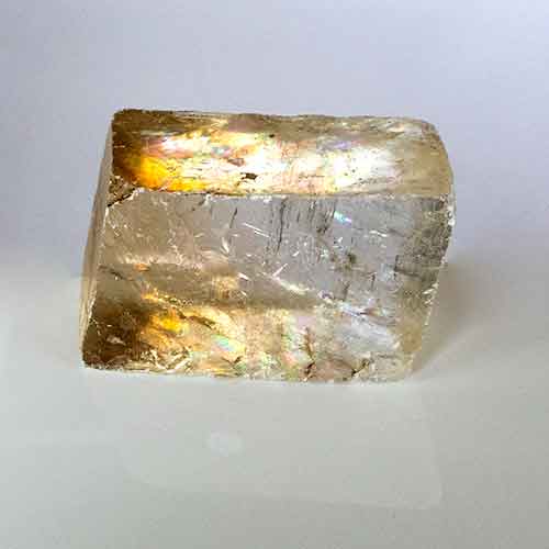 Optical Calcite Golden Unpolished
