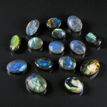 Labradorite  Palm Stone Small  15 Pack