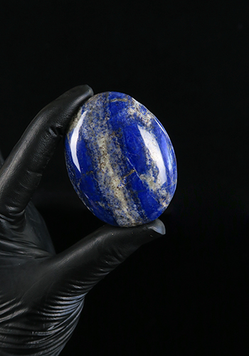 Lapis Palm Stone