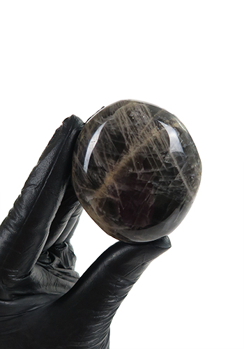 Black Moonstone Palm Stone