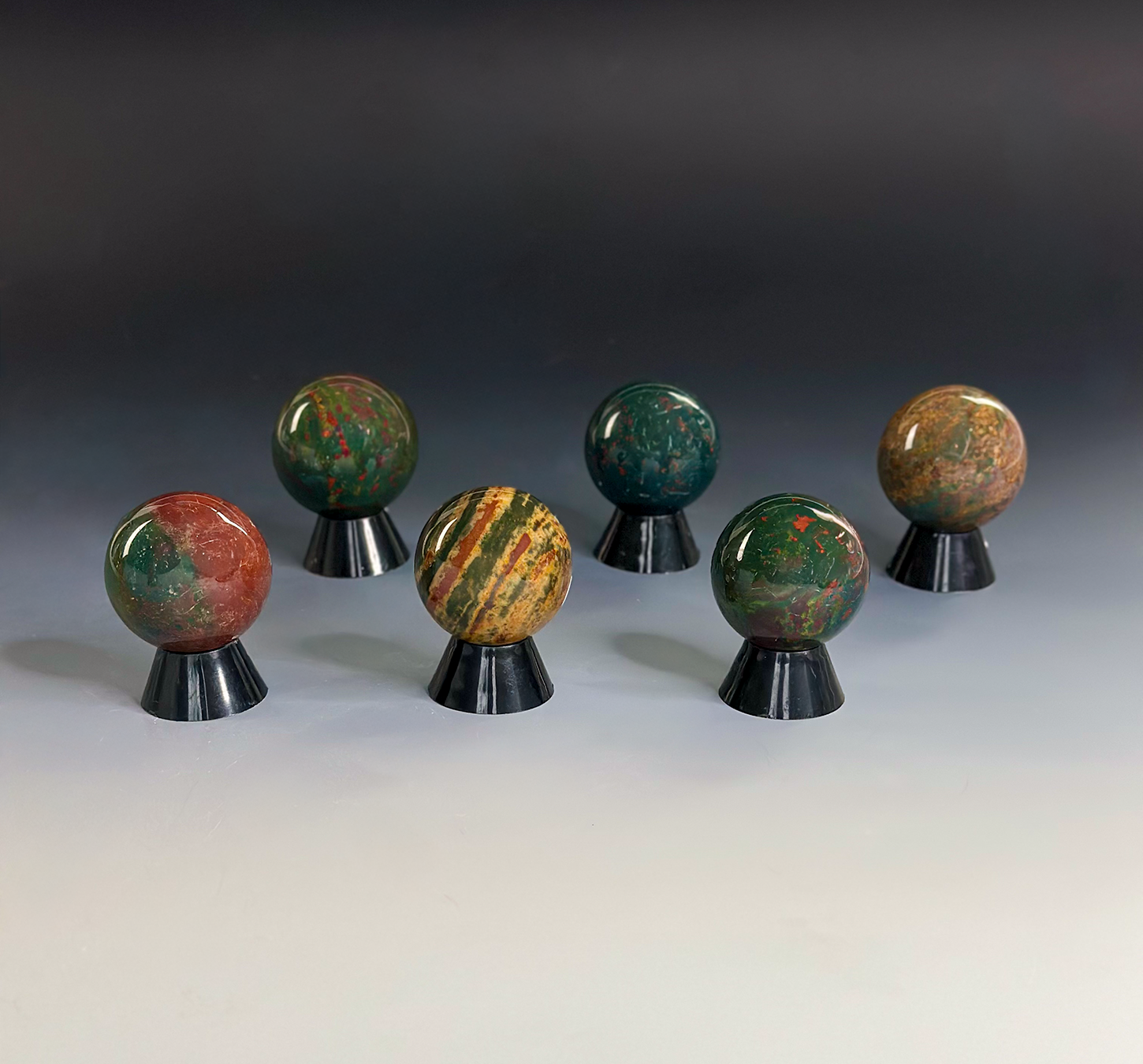 Bloodstone  Sphere (Small) 6 Pack