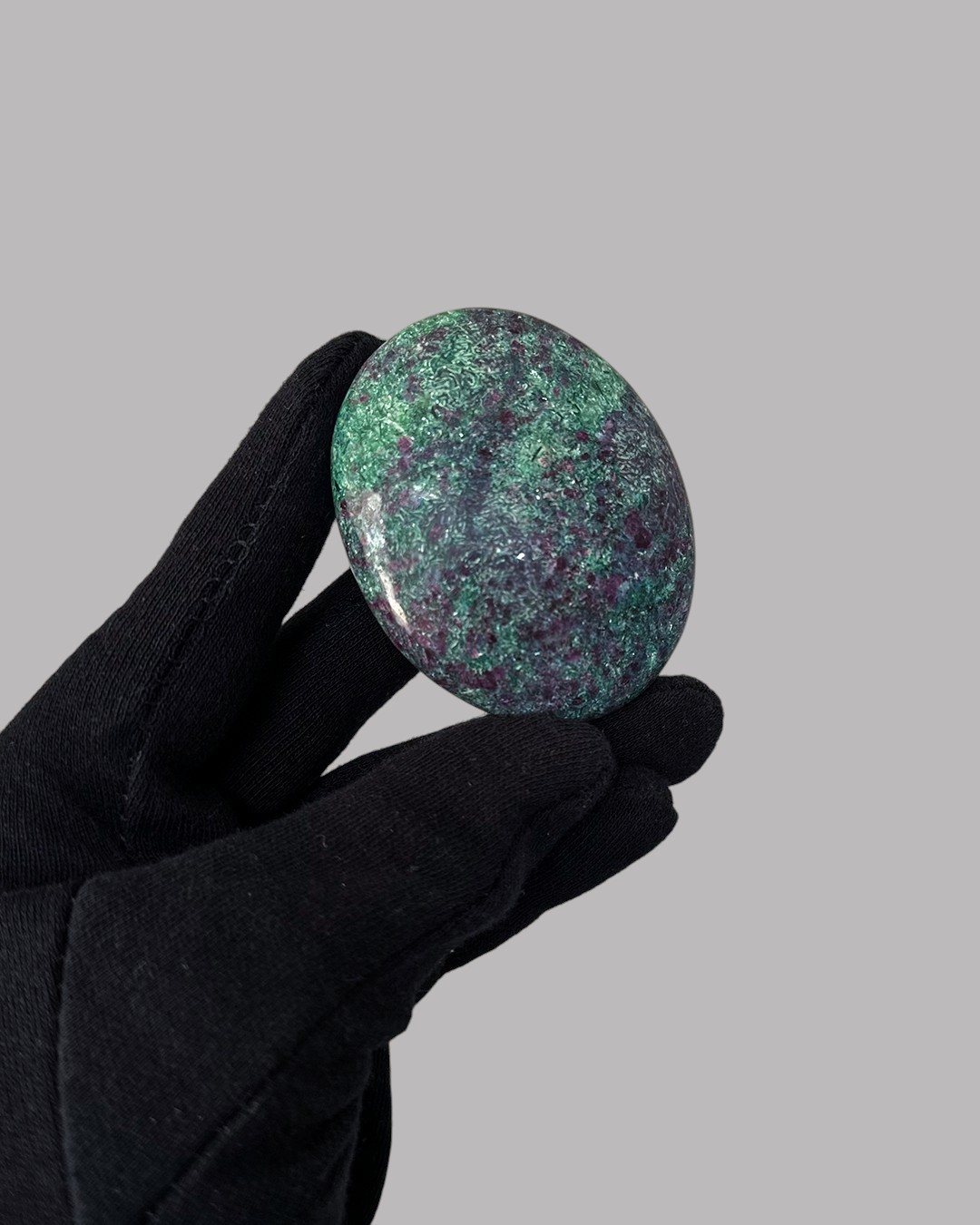 Ruby kyanite Palm Stone