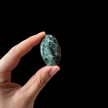 Seraphinite Palm Stone
