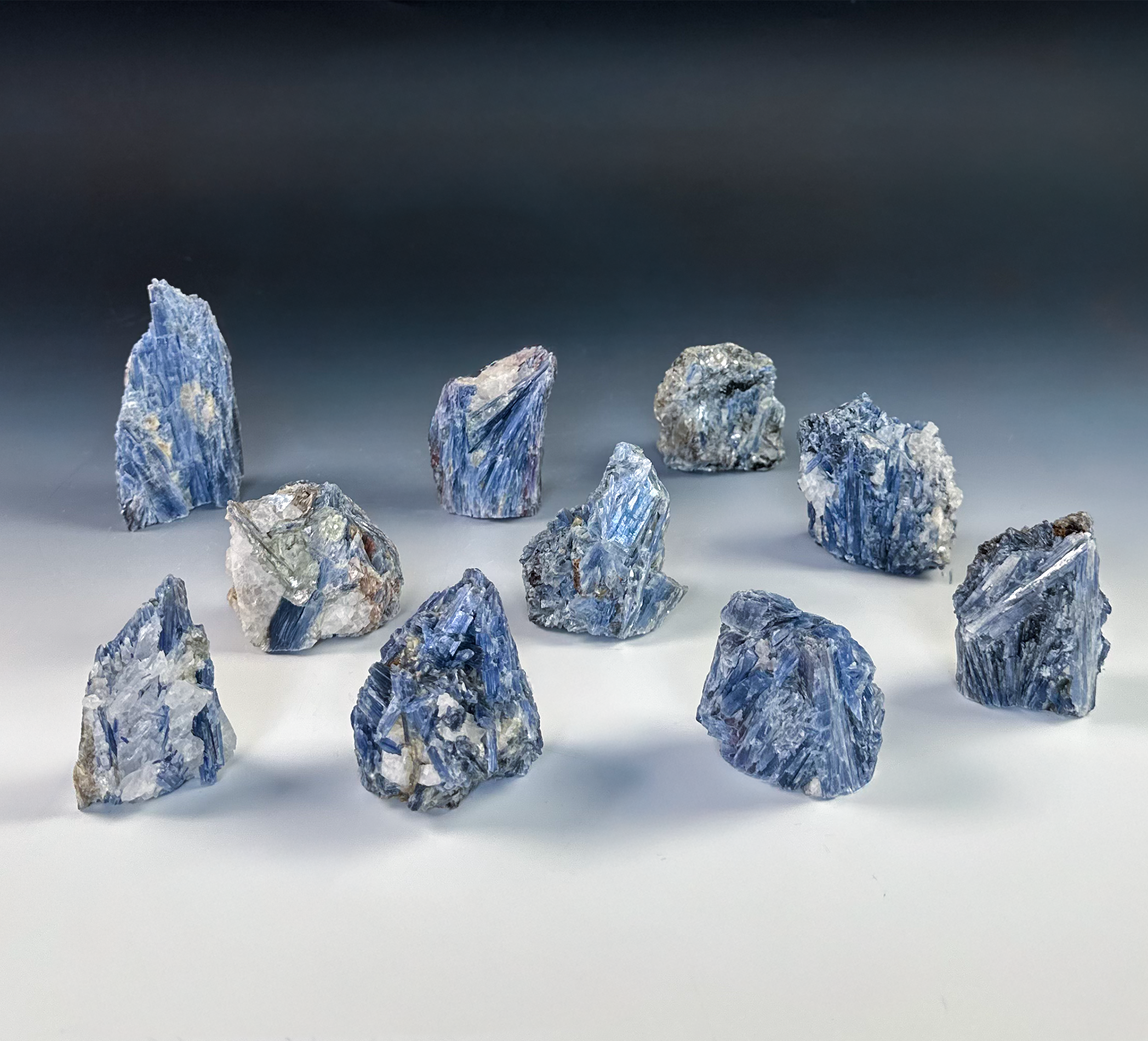 Blue Kyanite Cut Base Small 10 Pack
