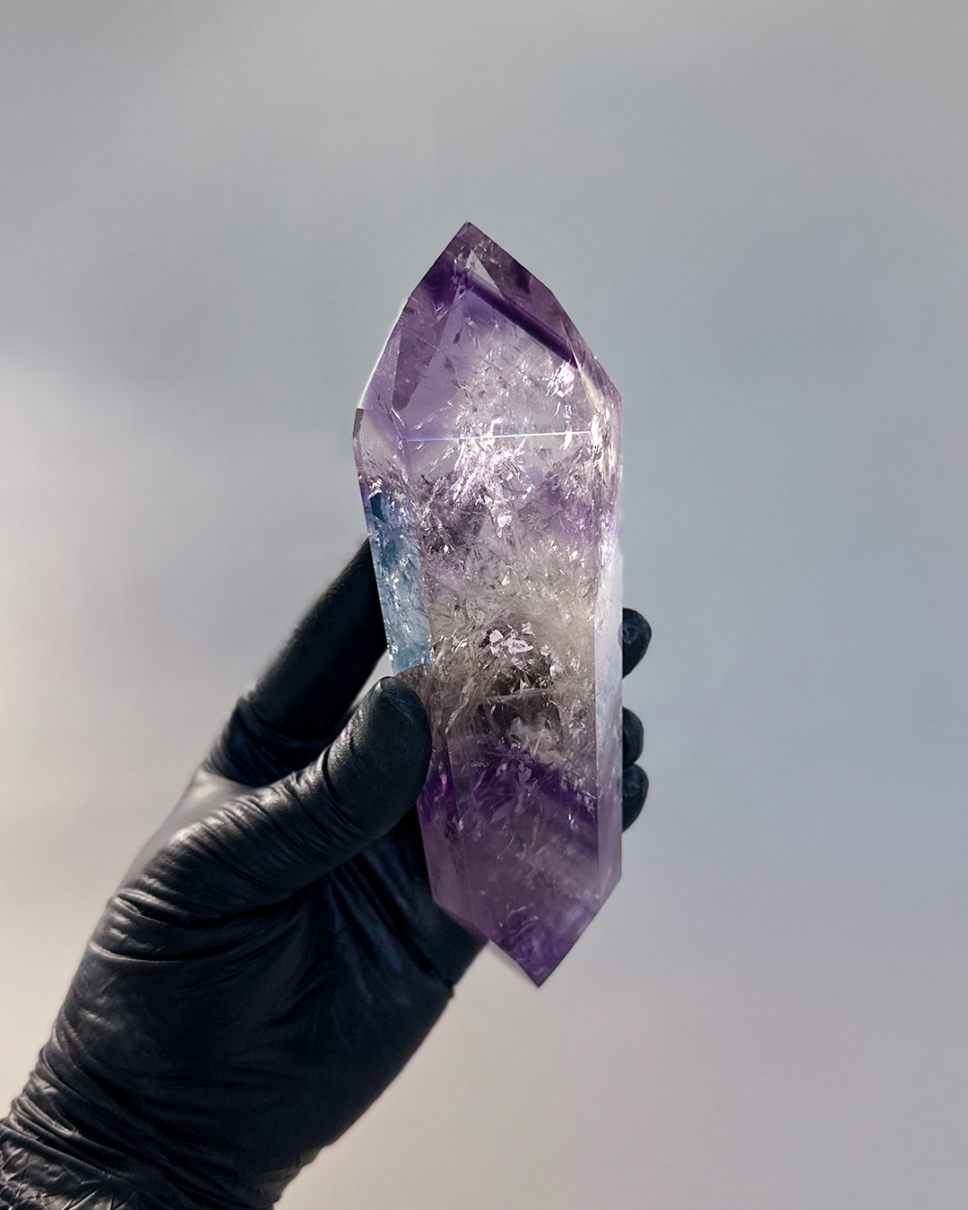 Amethyst Phantom, Double Terminated Point