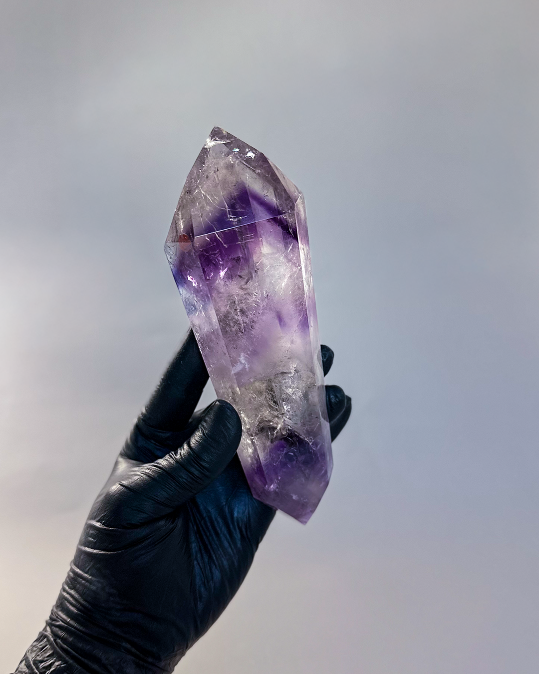 Amethyst Phantom,Double Terminated Point