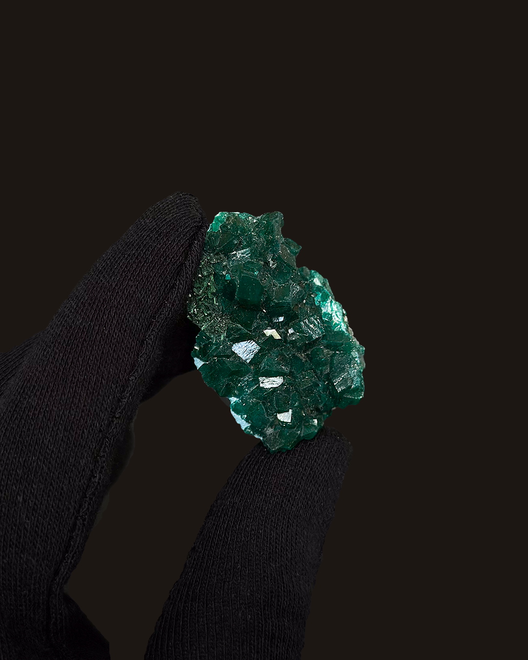 Dioptase some w/ Malachite Specimen