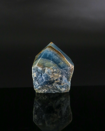 Blue Onyx Semi Polished Point