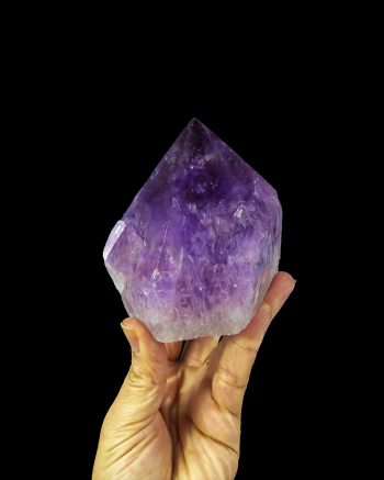Amethyst Semi Polished Point