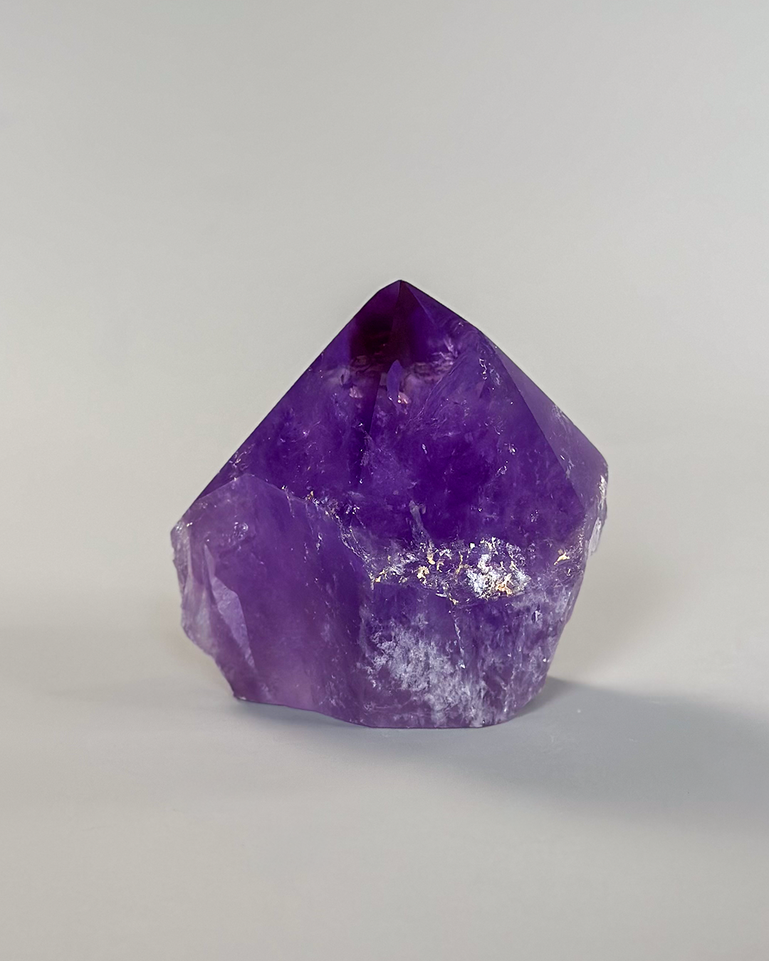 Amethyst Semi Polished Point