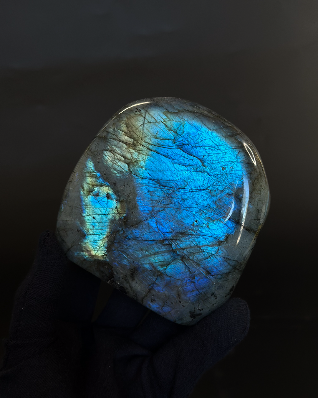 Labradorite Freeform Polished Flat Base