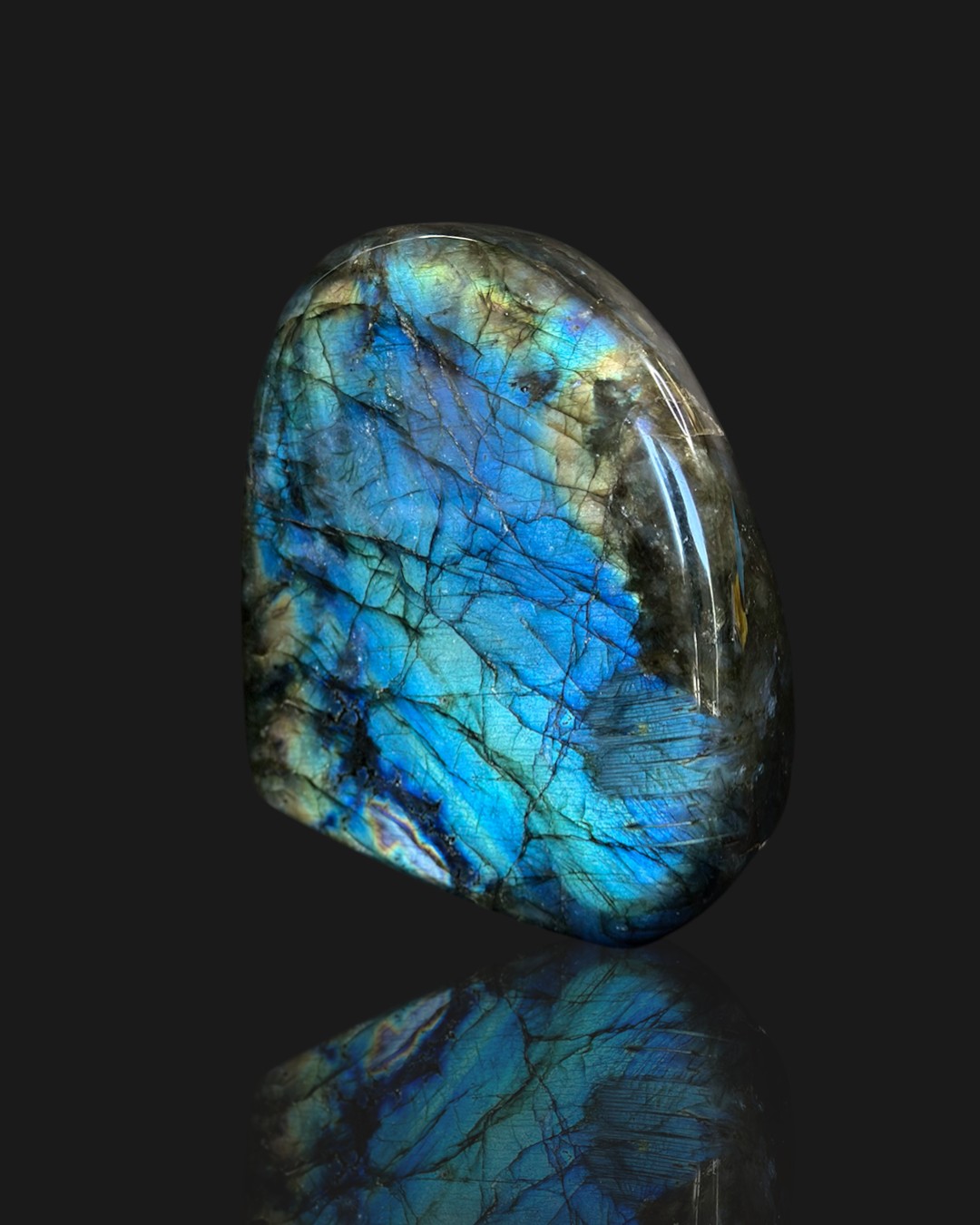 Labradorite Freeform Polished Flat Base