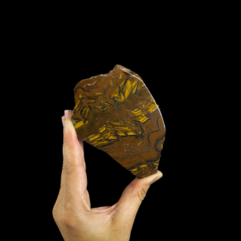 Tiger Eye Iron  Slab Natural Edge