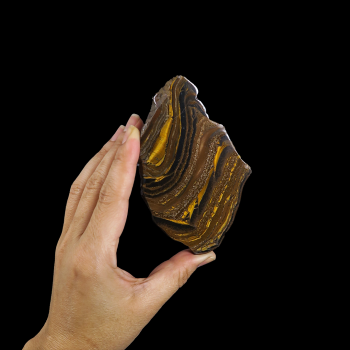 Tiger Eye Iron  Slab Natural Edge