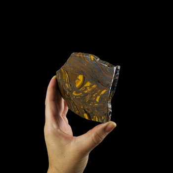 Tiger Eye Iron  Slab Natural Edge