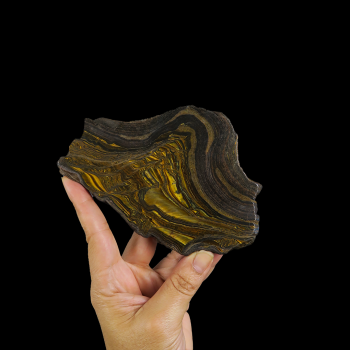 Tiger Eye Iron  Slab Natural Edge