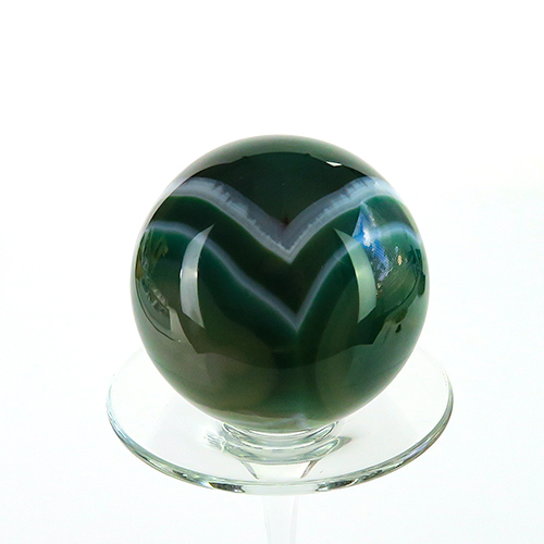 Agate Green Sphere