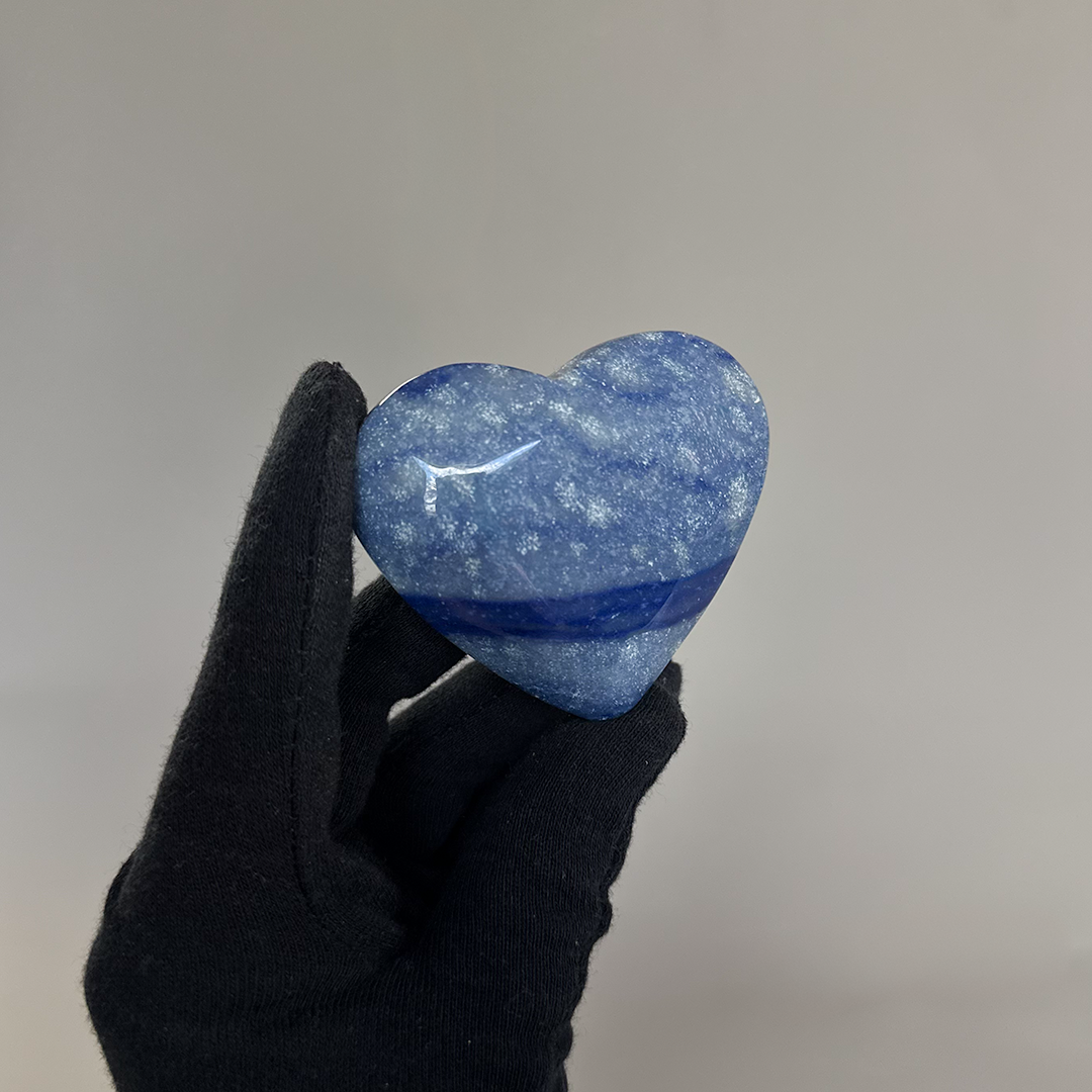 Blue Quartz Heart