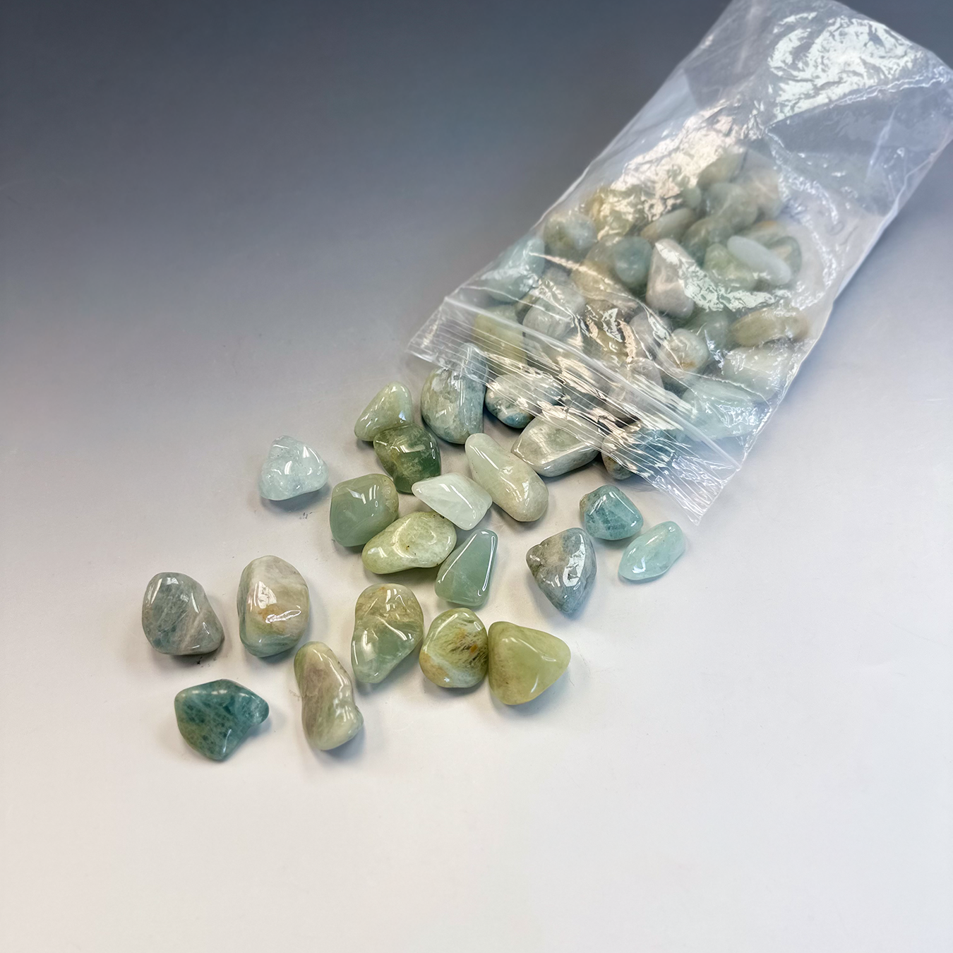 Aquamarine Tumbled (Small) "Hot Deal" 54 Pack