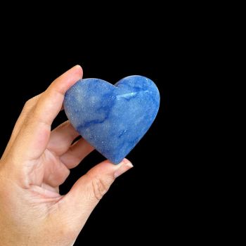 Blue Quartz Heart
