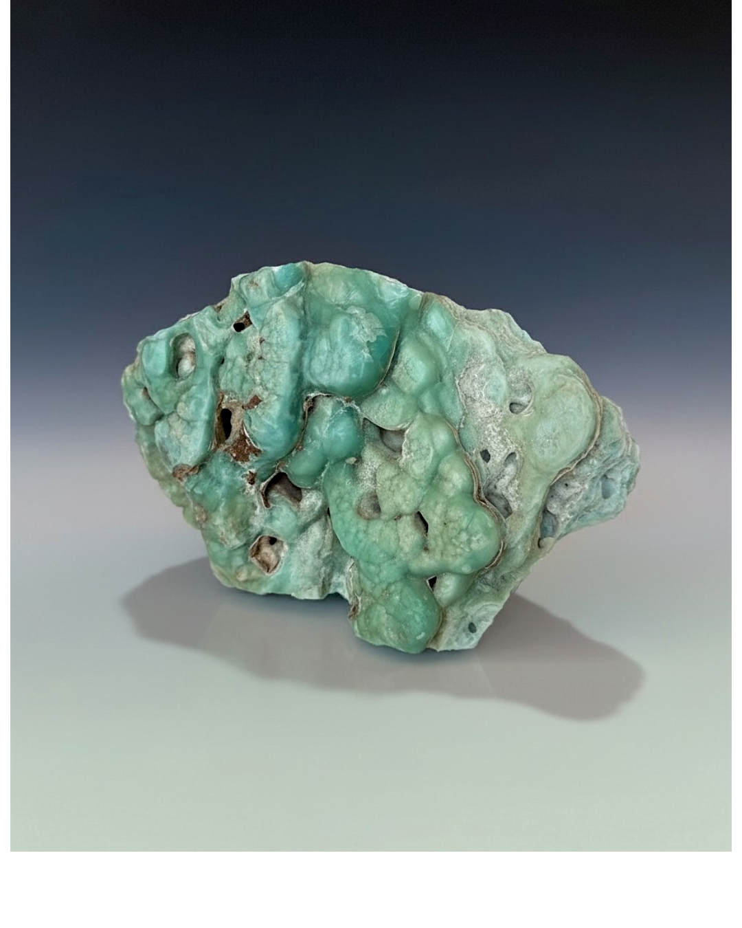 Aragonite, Blue Specimen