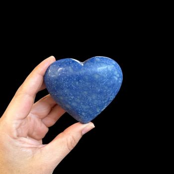 Blue Quartz Heart