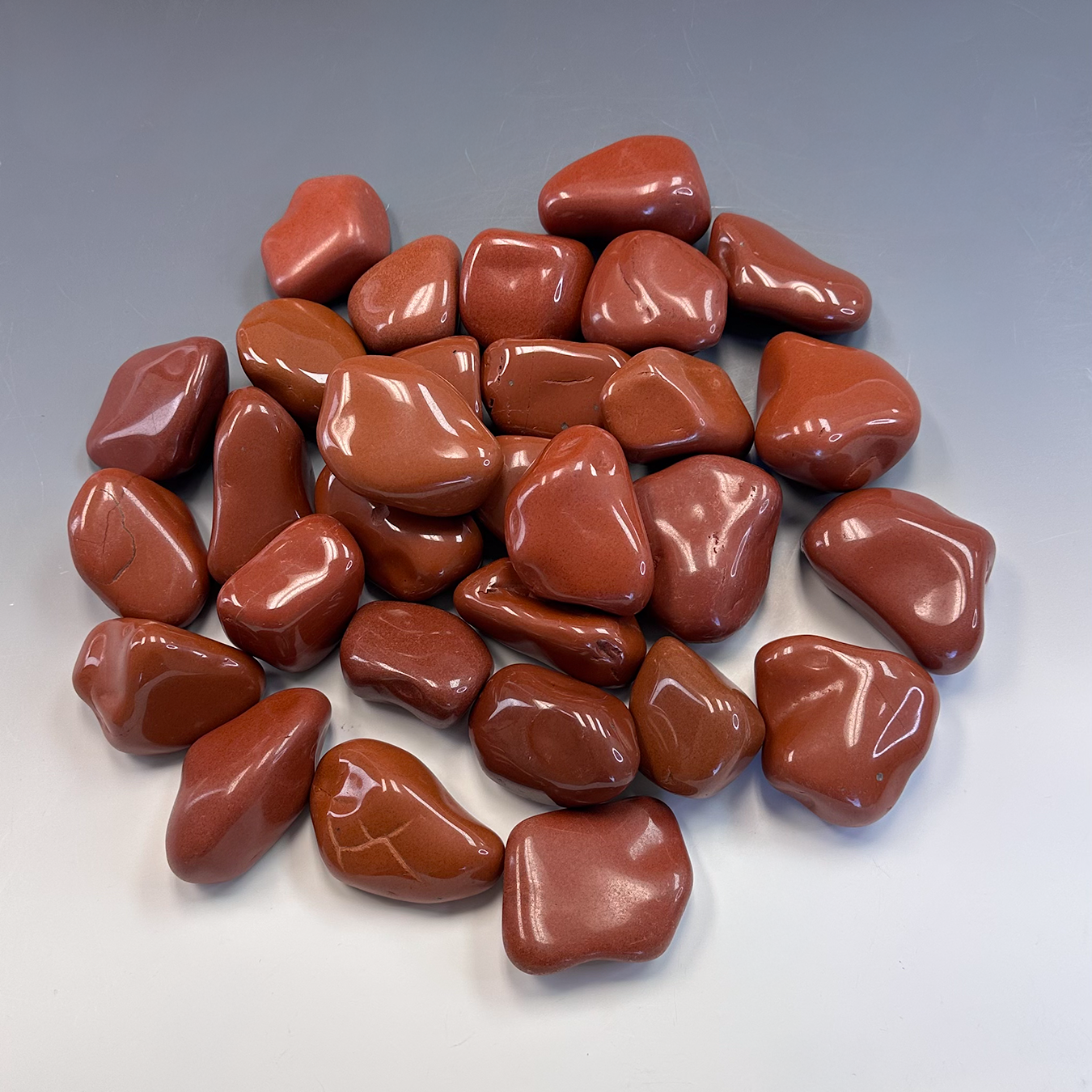 Tumbled Jasper, Red (Jumbo) "Hot Deal" 30 Pack