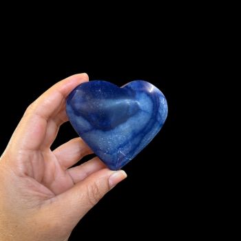 Blue Quartz Heart