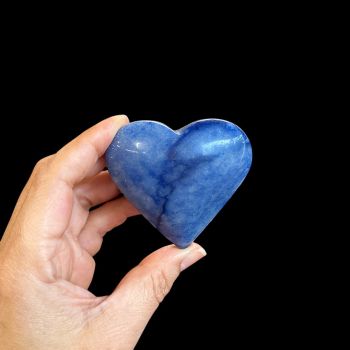 Blue Quartz Heart