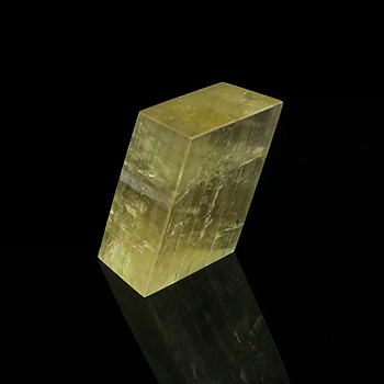 Optical Golden Calcite Polished