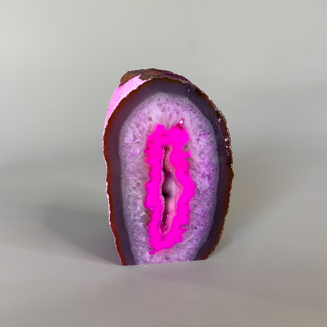 Agate Geode Pink