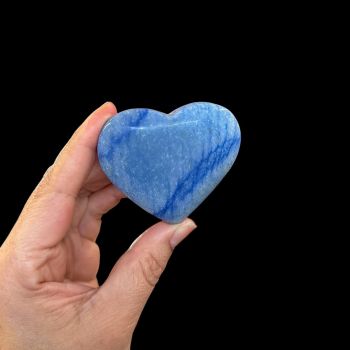 Blue Quartz Heart