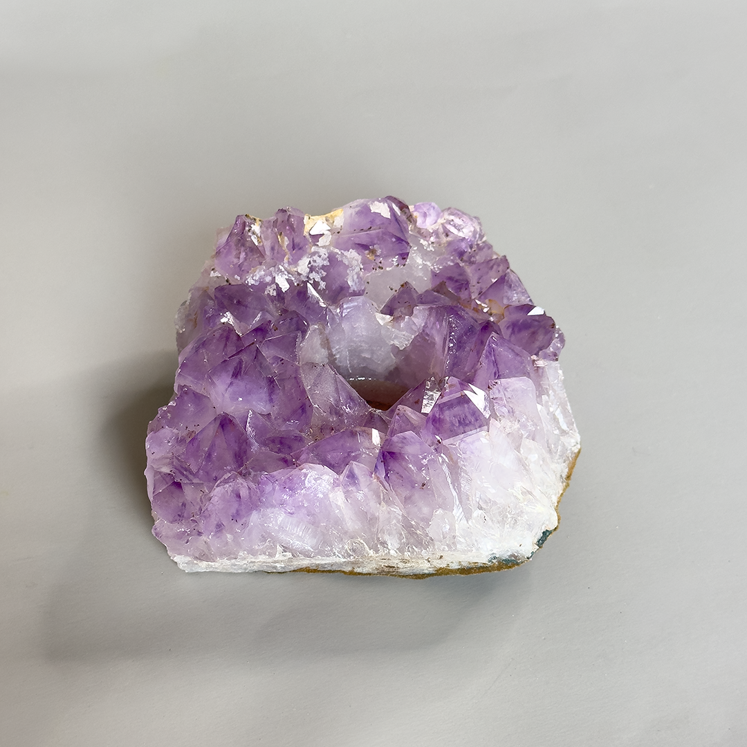 Candle Holder, Amethyst