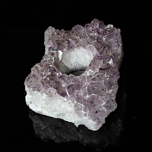 Candle Holder, Amethyst