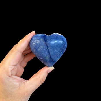 Blue Quartz Heart