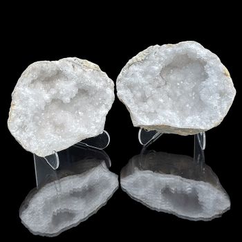 Crystal Geode Pair