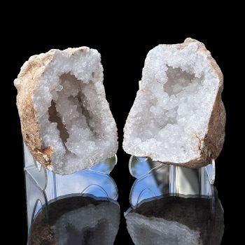 Crystal Geode Pair