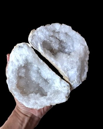 Crystal Geode Pair