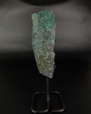 Rainbow Aura Cluster On Metal  Base #3